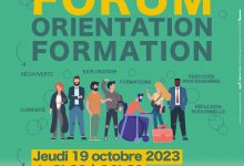 Affiche forum orientation formation à Saint-Martin-en-Haut le 19 octobre 2023