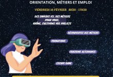 Affiche Forum orientation métiers et emplois des MFR du Rhône à Genas le 16 février 2024
