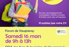 Affiche forum jobs d'été Place aux Emplois le 16 mars 2024 à Vaugneray
